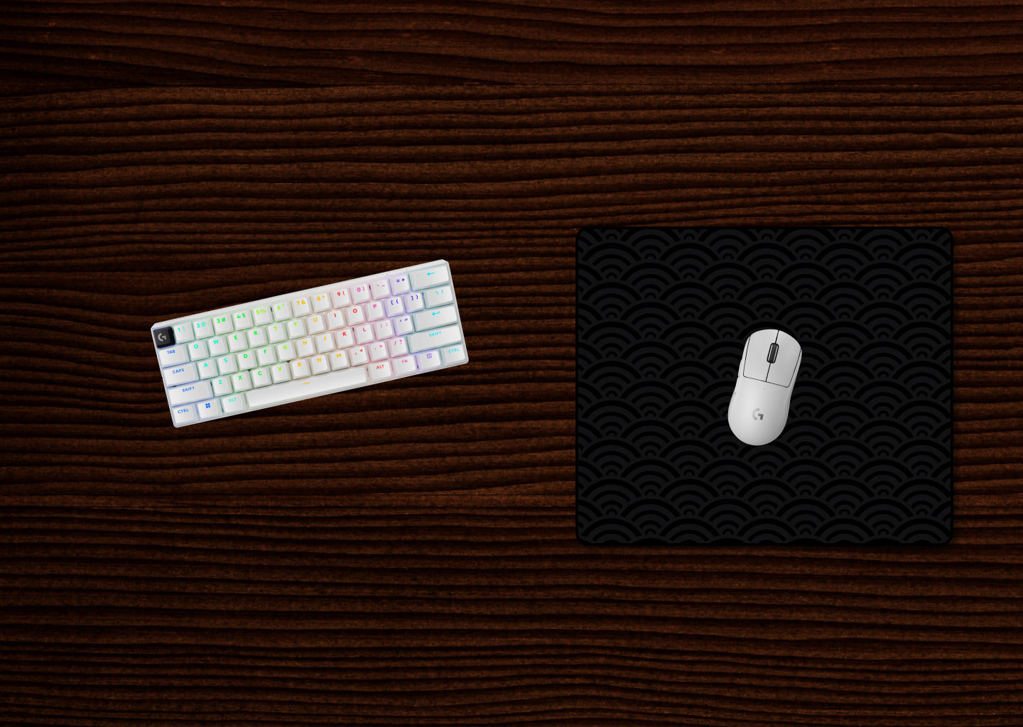 Simple Seigaiha Wave | Mousepad
